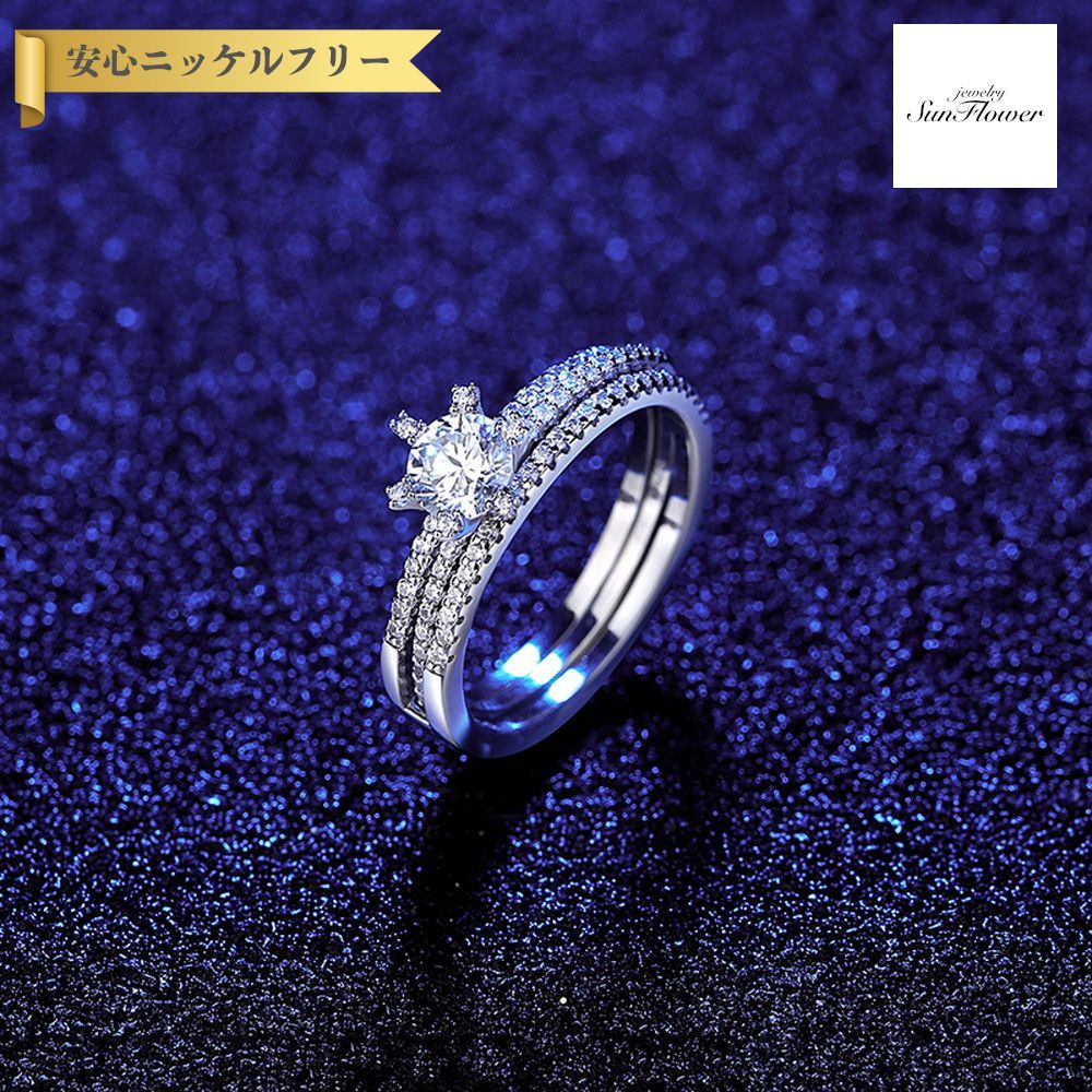 【全品70%OFFクーポン 先着500名 フライング＆スタートダッシュセール】【30日返品保証】 リング レディース モアサナイト ホワイト シルバー925 シルバー 11号 14号 16号 0.5ct msr035