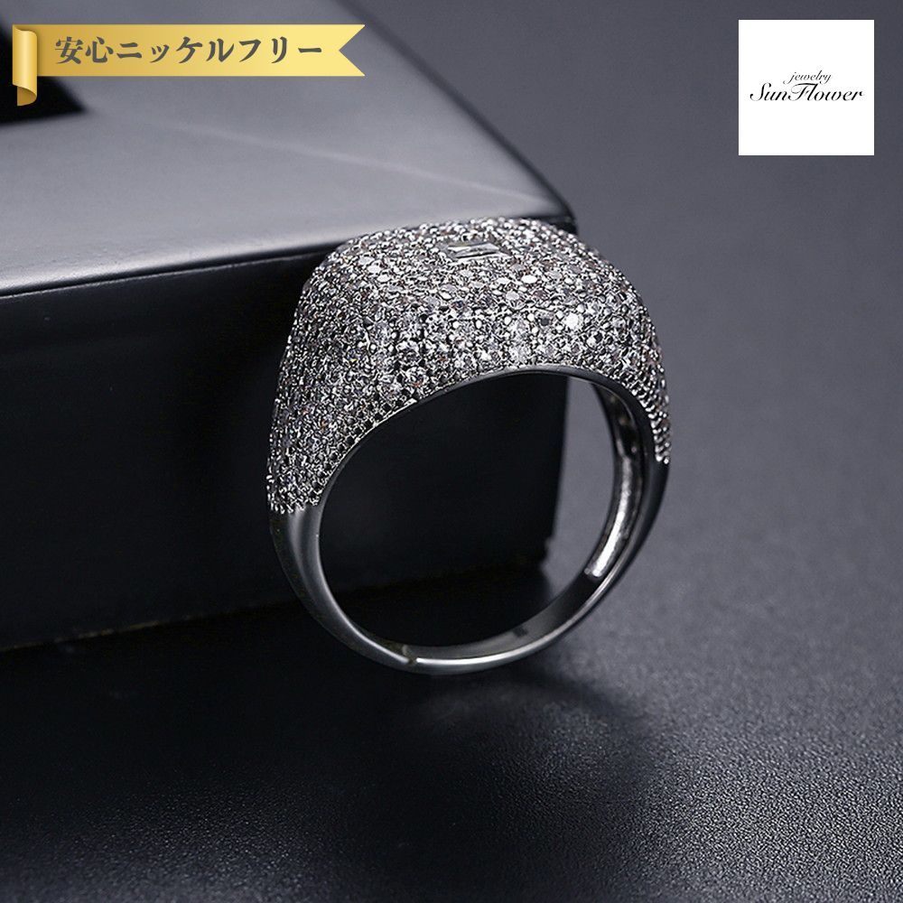 【全品70%OFFクーポン 先着500名 ラストスパート＆アフターセール】【30日返品保証】 リング キュービックジルコニア ホワイト ブルー グリーン レッド ブラック 真鍮 ピンクゴールドとブラック カジュアル 印台リング ユニセックス 男女兼用 r19091204