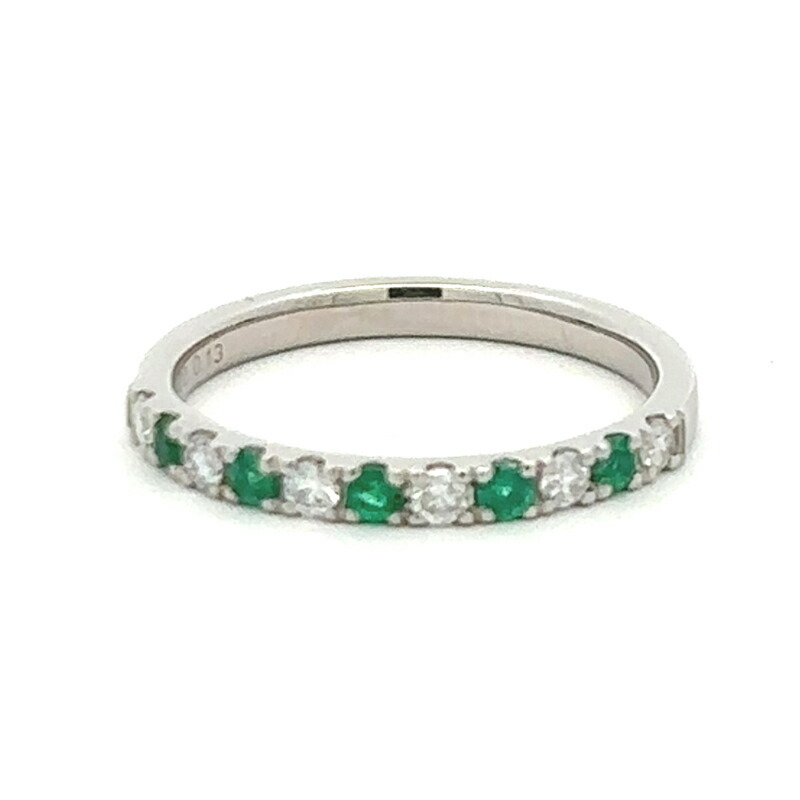 楽天市場】0.15カラット天然エメラルドと0.16天然ダイヤモンドプラチナ