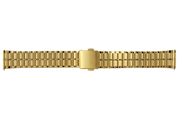 腕時計ベルト BAMBI バンビ メタル ブロック クイックレバー ポルックス BSBLE1254G ゴールド メンズ 18mm ギフト対応 送料無料 4,830円
