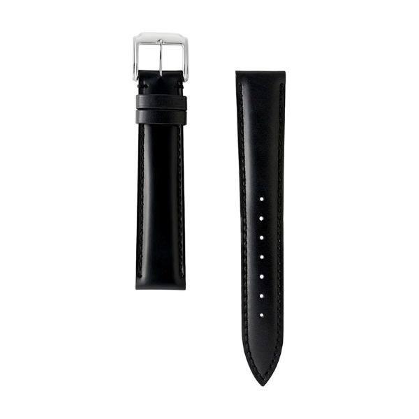 BAMBI バンビ 時計バンド 松阪レザー アンティーク仕上 ブラック ZCA003A メンズ 16mm 17mm 18mm 19mm 20mm 22mm 送料無料