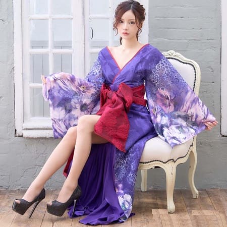 浴衣 ドレス 大人 着物 花魁 コスプレ よさこい 衣装 浴衣ドレス Jewel ジュエル 着物ドレス 花柄 アニマル柄
