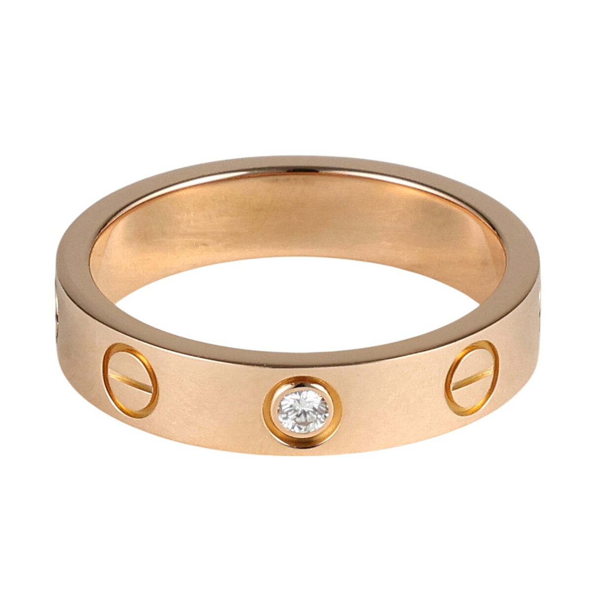 【中古】 カルティエ ダイヤ ラブ リング K18PG #48｜Jewel Supply online 119,900円