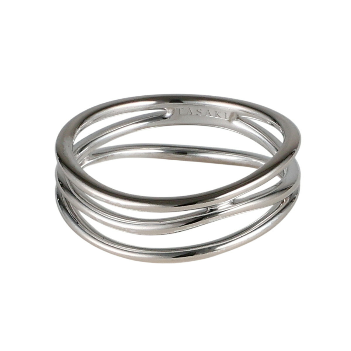 【中古】 タサキ ウェーブ リング K18WG 13号|Jewel Supply online