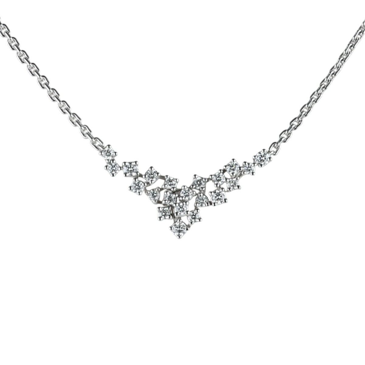 【中古】 ダミアーニ ダイヤモンド ミモザ ネックレス K18WG 箱・保付｜Jewel Supply online