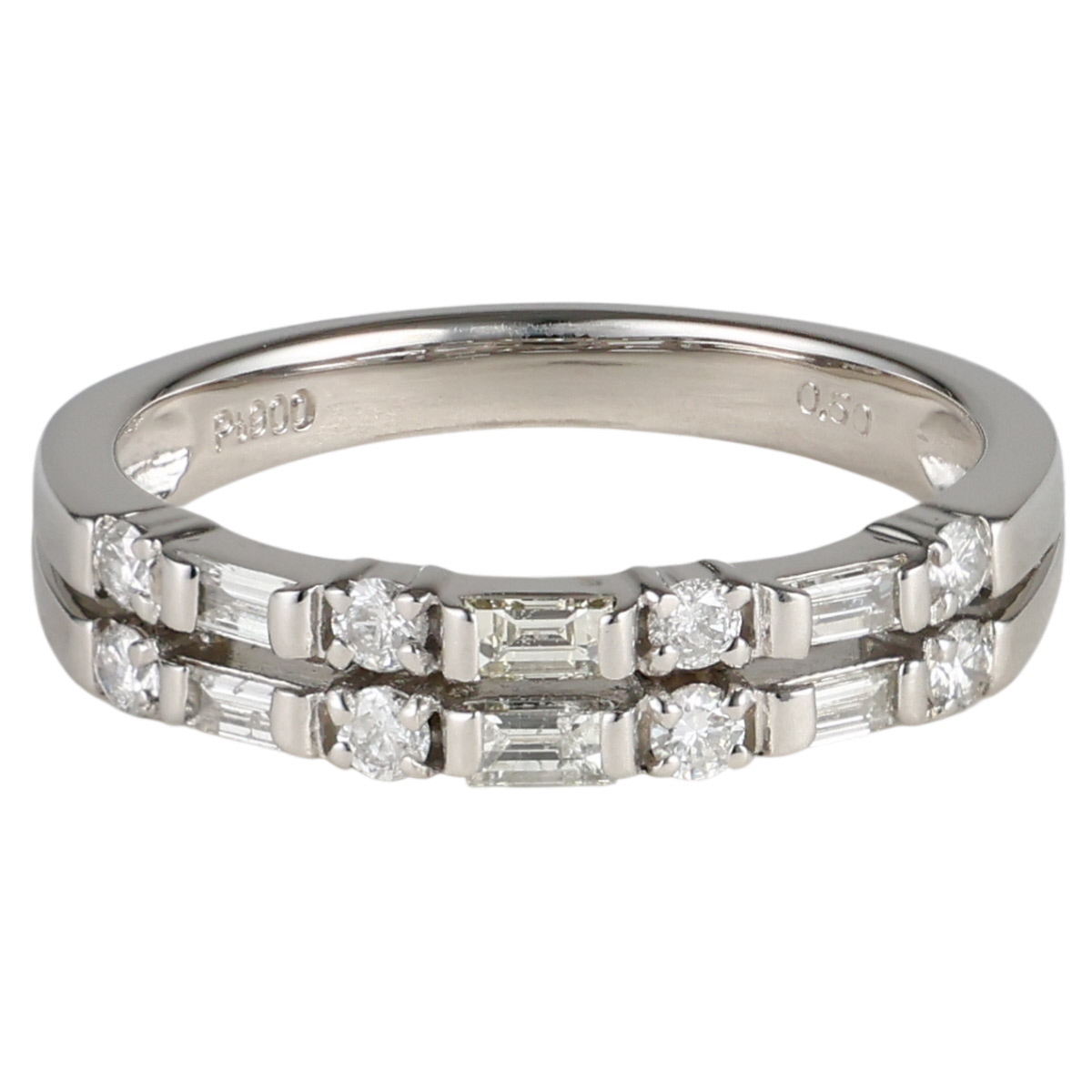 【中古】 ダイヤモンド 0.50ct リング Pt900 12号|Jewel Supply online