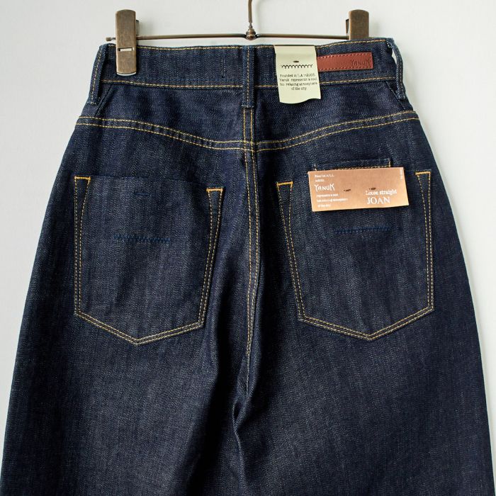 店内全品送料無料】 YANUK ヤヌーク ルーズストレート JOAN/ジョーン