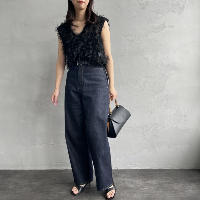 店内全品送料無料】 YANUK ヤヌーク ルーズストレート JOAN/ジョーン