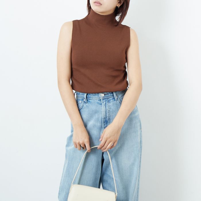 楽天市場】2025春夏新作 クロシェ CLOCHE バイカラー ニットタンク