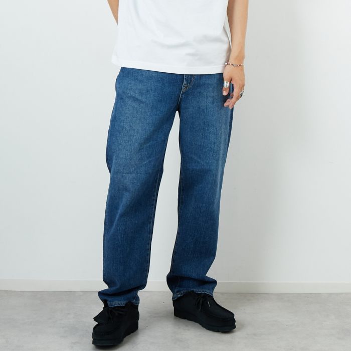【送料無料】 YANUK ヤヌーク PREMIUM2 ワイドストレート ROOMY/ルーミー 57251003 メンズ ボトムス イージーパンツ 2025AW S-L ブルー