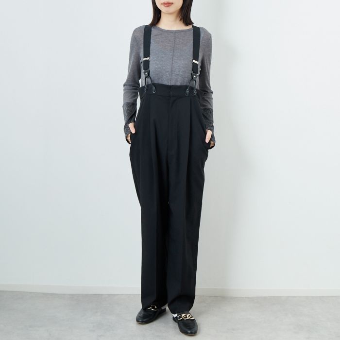【送料無料】 Jeans Factory Clothes ジーンズファクトリークローズ ハイウエストサスペンダーパンツ 21256052 レディース ボトムス オーバーオール F 全3色｜JEANS FACTORY Online Shop