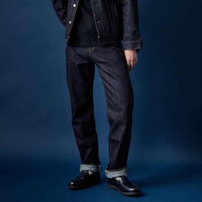 【送料無料】 MOMOTARO JEANS モモタロウ ジーンズ スタンダード ストレート 14.7oz ジップフライ MMJZ0100 メンズ ボトムス デニムパンツ 2025AW S-XL ネイビー
