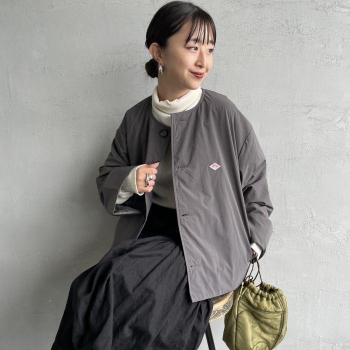 【送料無料】 DANTON ダントン カラーレスワイドジャケット DT-A0672PNT レディース アウター 2025AW S/M 全3色