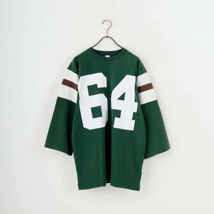 【送料無料】 JACKSON MATISSE ジャクソンマティス 64 フットボールTシャツ JM25AW014 メンズ トップス L グリーン/ホワイト｜JEANS FACTORY Online Shop