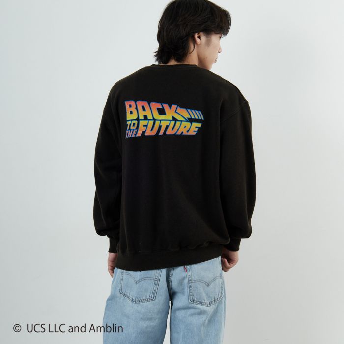 【送料無料】 Jeans Factory Clothes ジーンズファクトリークローズ ムービーダメージスウェット / BACK TO THE FUTURE JFC-254-092 メンズ トップス 長袖 トレーナー 2025AW M/L ブラック 7,691円