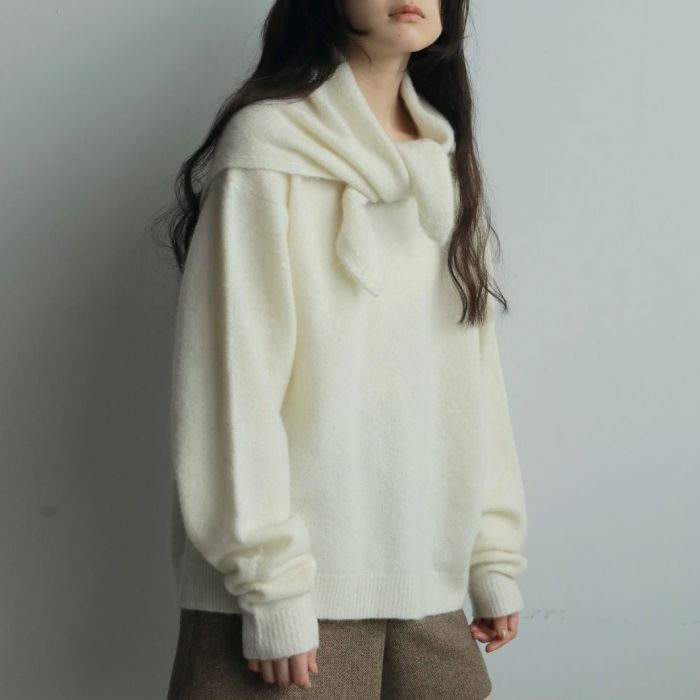 楽天市場】【予約】anuke アンヌーク Layered Scarf Knit☆ 25秋冬予約