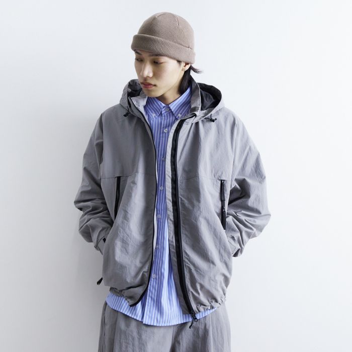 【送料無料】 +phenix プラスフェニックス 別注 LEVEL7 ライトナイロンジャケット POO-25023IN-JF メンズ アウター 2025SS M-XL 全3色
