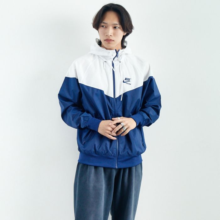 Nike フード付きウィンドブレーカー ブラック/ブルー 楽天市場】ナイキ ウインドブレーカー ブルーの通販