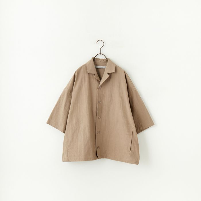 GHOSPELL ゴスペル 半袖 シャツ Frankie Bead Trim Shirt レディース リネン コットン 五分袖 ビーズ Peatled-Cream GHOSPELL ゴスペル 半袖 シャツ Frankie Bead Trim Shirt
