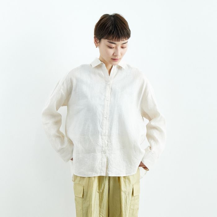【店内全品貨物輸送無料】 MICA\u0026DEAL マイカアンドディール リネンプルオーバー 0125101057 レディース トップス 長袖 F 全3色