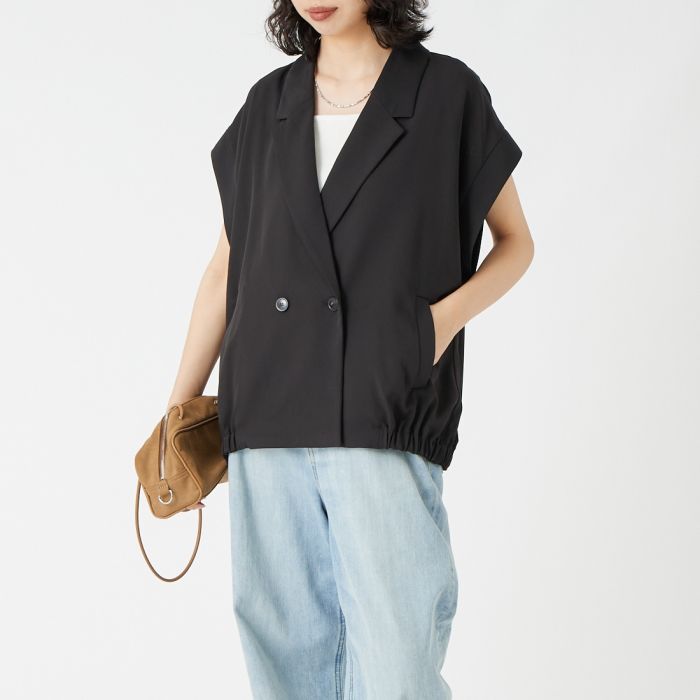 【送料無料】 CHIGNON シニヨン オーバーフォルムダブルジレ 4263-623MK レディース 2026AW F ブラック/ベージュ|JEANS FACTORY Online Shop