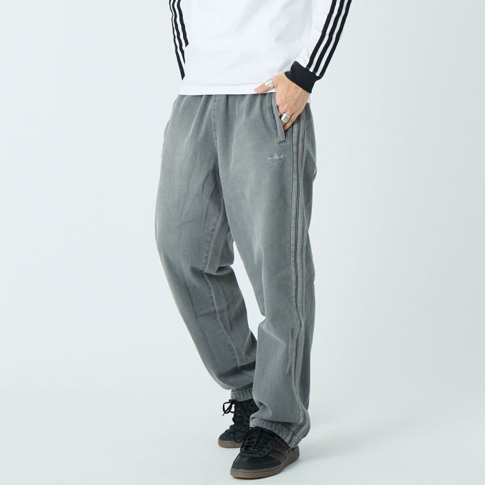 【送料無料】 adidas Originals アディダス オリジナルス ルーズデニムトラックパンツ CU325 メンズ ボトムス イージーパンツ 2026SS M/L グレー