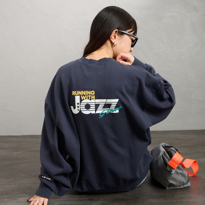【店内全品貨物輸送無料】 THE SHINZONE ザ シン地方 JAZZ GROOVE トレーナー 26SMSCU10 レディース トップス 長袖 2026SS F 米国海軍/薄墨色