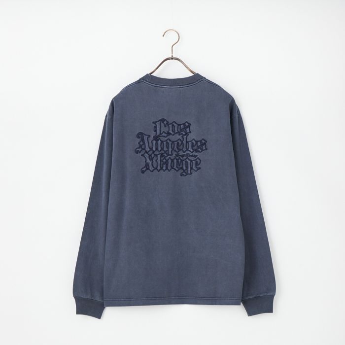 【送料無料】 XLARGE エクストララージ オールドイングリッシュ パッチロングスリーブTシャツ 101261011001 メンズ トップス 長袖 2026SS M/L ネイビー/ブラック