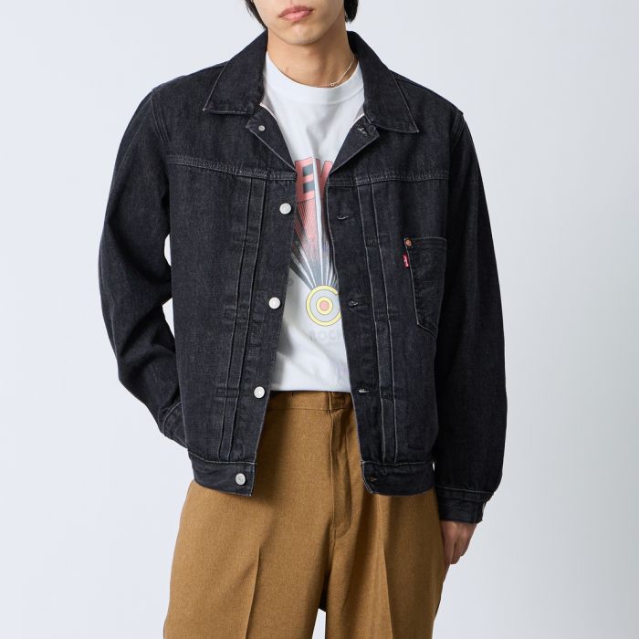 【送料無料】 LEVIS リーバイス TYPE1 トラッカージャケット 007X8-00 メンズ アウター デニムジャケット 2026SS M-XL ブラック｜JEANS FACTORY Online Shop