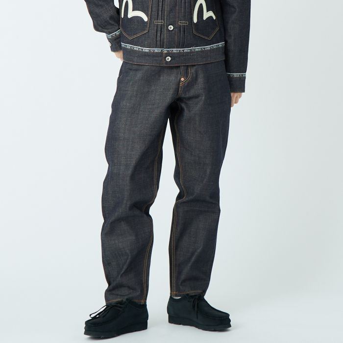 【貨物輸送無料】 EVISU エヴィス 7ポケットロゴカモメ刺しゅう デニム 2ESHTM6JE1036 メンズ ボトムス ジーンズズボン下 2026SS S-XL 米国海軍
