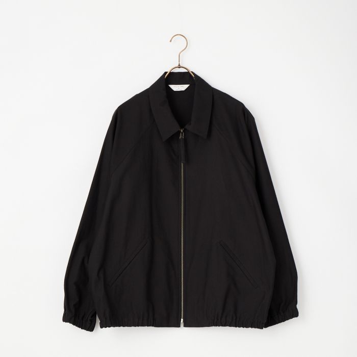 【店内全品貨物輸送無料】 STILL BY HAND スティルバイハンド ジップアップモールスキンブルゾン BL01261 メンズ アウター 2026SS M 黒いこと/白いこと