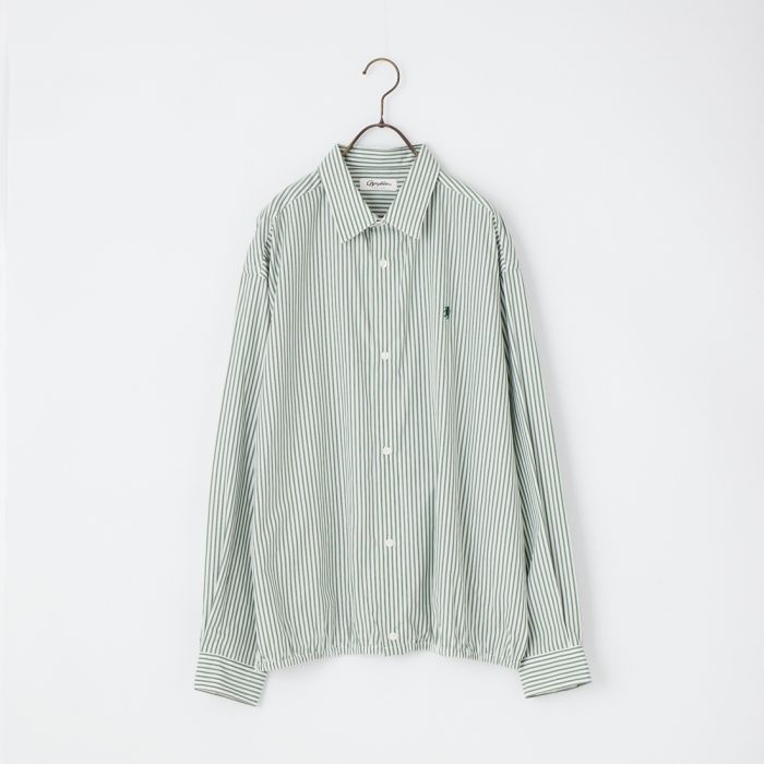 【送料無料】 Gymphlex ジムフレックス ロングスリーブ ショートシャツ GY-B0460MTS メンズ トップス 長袖 M/L グリーン|JEANS FACTORY Online Shop