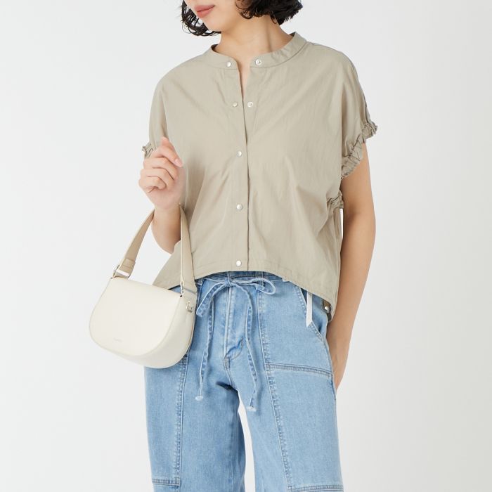 【送料無料】 DIGNITE COLLIER ディニテコリエ ショートスナップブラウス 80268705 レディース トップス 2026SS F 全5色