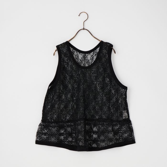 【送料無料】 ESTROISLOSE エストゥロワルーズ ダブルスカラ タンクトップ EC26108 レディース トップス Tシャツ 2026SS F ブラック/ホワイト