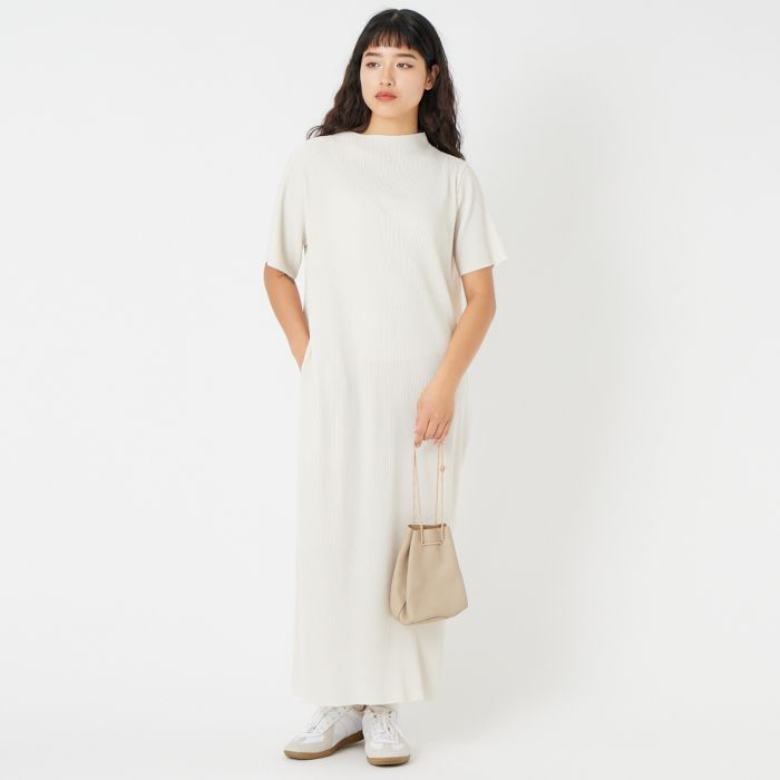 【貨物輸送無料】 USINE ユジーヌ プリーツマキシワンピース IN4-OP-6 レディース 2026SS S/M 全3色