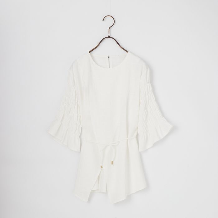 【送料無料】 WHYTO. ホワイト スリットレイヤードブラウス WHT26HBL4086 レディース トップス シャツ 2026SS S 全3色