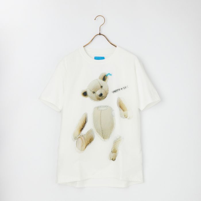 【店内全品貨物輸送無料】 TRIPPY MIKIO ART トリッピーミキオアート TEDDY BEAR プルオーバー TR-093 メンズ トップス 半袖 2026SS M/L 白いこと
