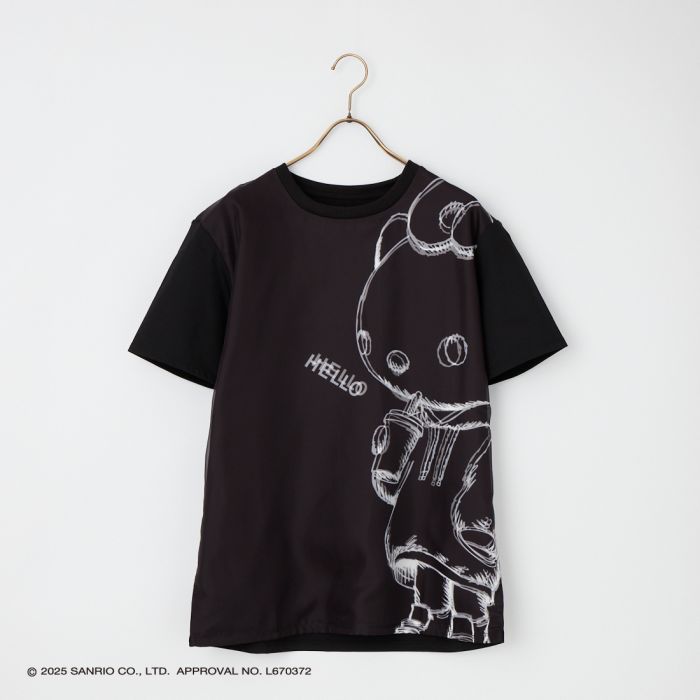 【店内全品貨物輸送無料】 TRIPPY MIKIO ART トリッピーミキオアート KITTY SKETCH プルオーバー TR-095 メンズ トップス 半袖 2026SS M/L 黒いこと