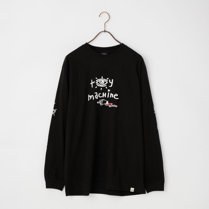 【送料無料】 toy machine トイマシーン VIDEO #9 ロングスリーブTシャツ TMPGLT1 メンズ トップス 長袖 2026SS M/L ブラック