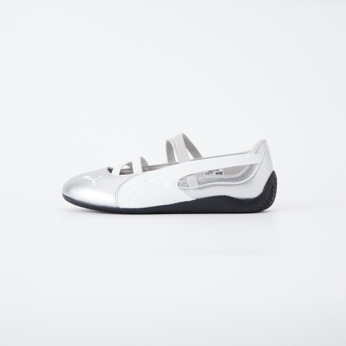 【送料無料】 PUMA プーマ スピードキャット バレエ メタリック スニーカー 401581 靴 2026SS 23.5-24.5cm シルバー