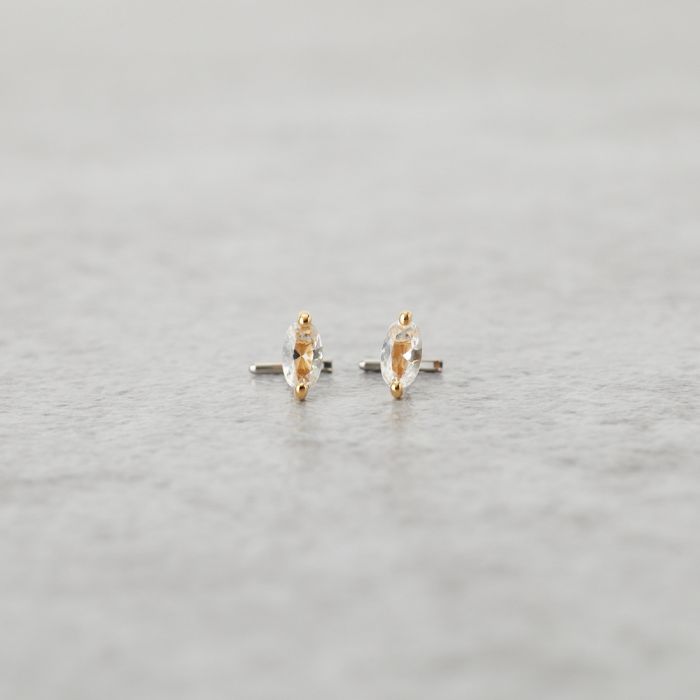 【送料無料】 Baqless バックレス オネスティ リーフホワイトピアス 261CZ-LF-WH レディース アクセサリー 2026SS F ゴールド