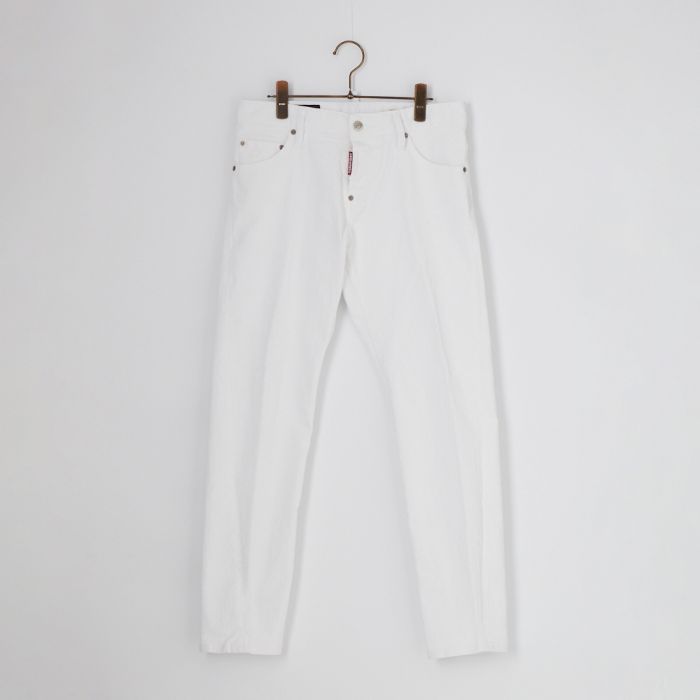 【送料無料】 Dsquared2 ディースクエアード スリムツイストジーンズ 74LB1869-39781 メンズ ボトムス 2026SS M-XL ホワイト｜JEANS FACTORY Online Shop