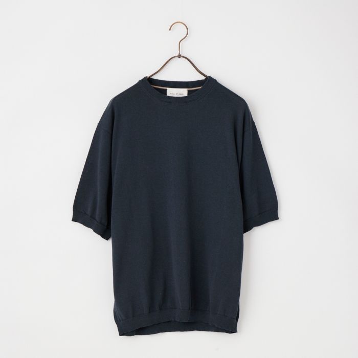 【送料無料】 STILL BY HAND スティルバイハンド ハーフスリーブニットTシャツ KN02261 トップス 2026SS M/L ブルー/ブラック|JEANS FACTORY Online Shop