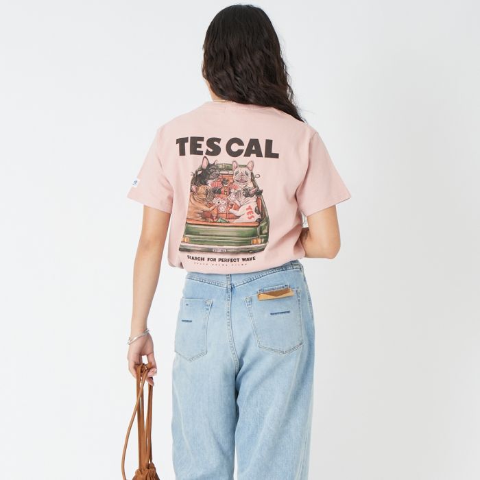 【送料無料】 The Endless Summer エンドレスサマー JOKER Tシャツ FH-26574327 レディース トップス 半袖 2026SS S ピンク/ホワイト