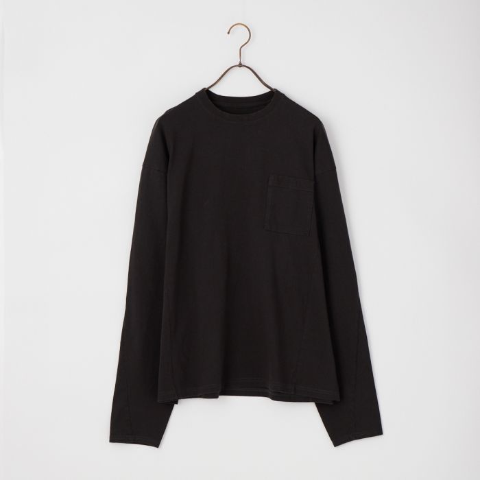 【店内全品貨物輸送無料】 Name. 名まえ リバーシブルロングスリーブプルオーバー NMCU-054 メンズ トップス 長袖 2026SS M/L 黒いこと