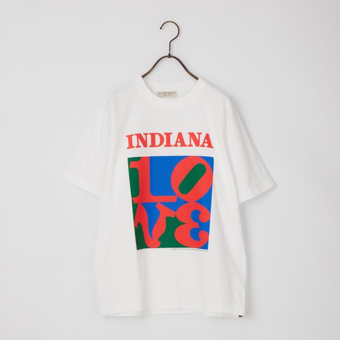 【店内全品貨物輸送無料】 ILL ONE EIGHTY イル ワンエイティ INDIANA 1073 刷り上げるプルオーバー ILL261-31 レディース トップス 半袖 2026SS S 白いこと/米国海軍