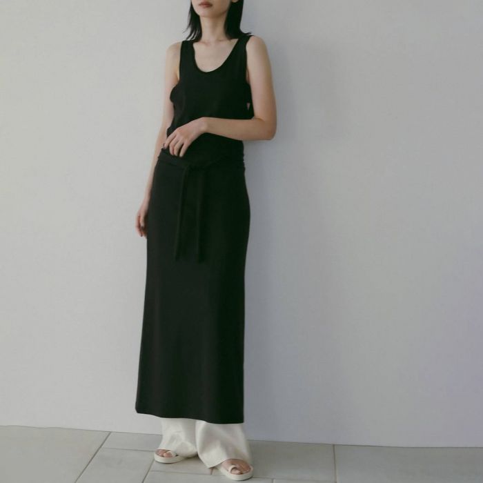 【送料無料】 anuke アンヌーク スリーブレス カットワンピース 62610310 レディース 2026SS S ブラック/グレー|JEANS FACTORY Online Shop
