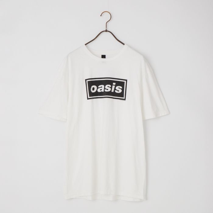 【送料無料】 THRIFTY LOOK スリフティールック オアシス デッカロゴ Tシャツ TL22S016 メンズ トップス 半袖 2026SS L/XL ホワイト