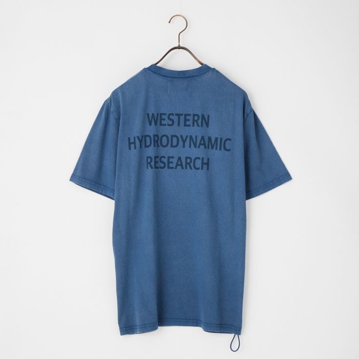 【店内全品貨物輸送無料】 WHR ダブルエイチアール WORKER ユーズドショートスリーブプルオーバー WHR-WORKER-UTEE メンズ トップス 半袖 2026SS M/L 青み/黒いこと