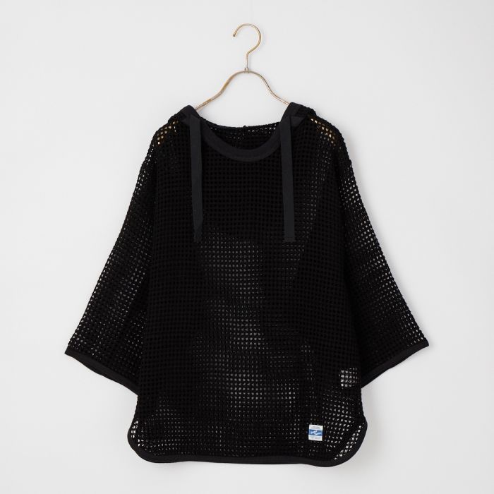 【送料無料】 ARMY TWILL SANFORIZED アーミーツイル サンフォライズド コットンメッシュフーディ AM-2613001 レディース トップス Tシャツ 2026SS S ブラック/ベージュ｜JEANS FACTORY Online Shop